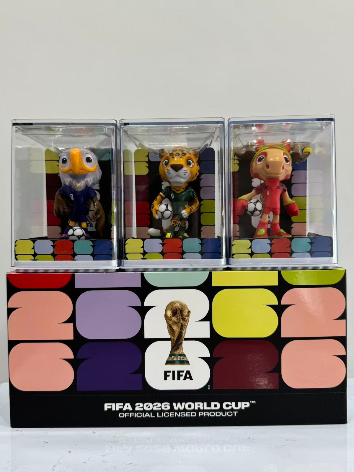 Large FIFA World Cup 2026 Official Mascot Figurines 9cm Licensed Collectible