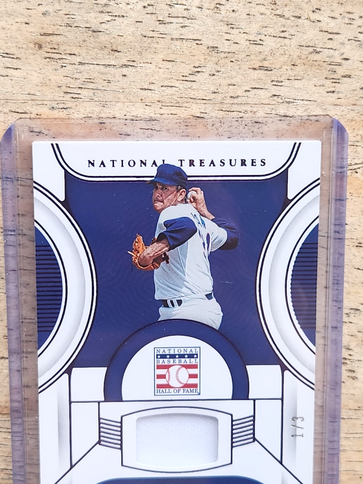 2023 Nolan Ryan National Treasures Hall of Fame No HOF-NR, #1/3