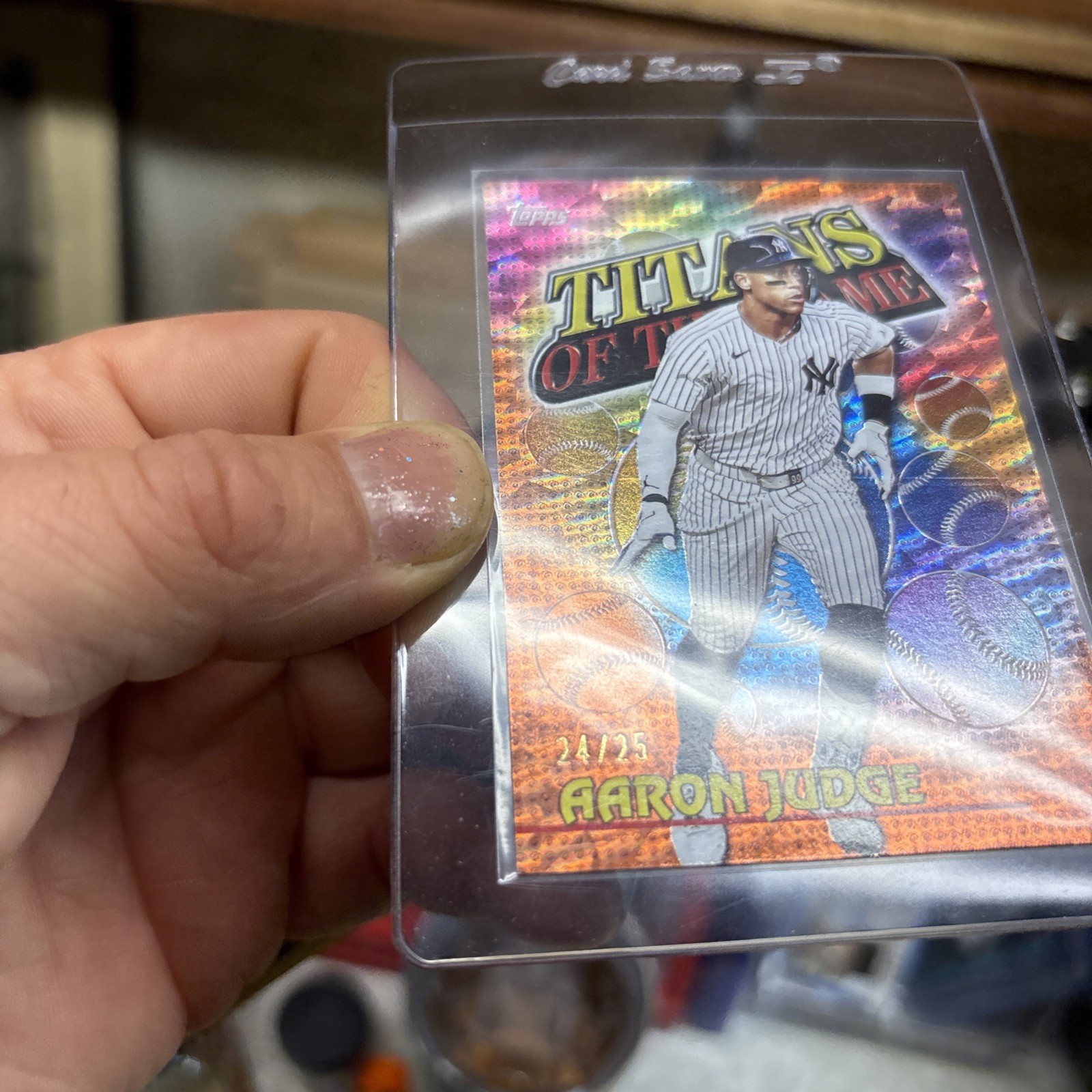 2026 Topps Series 1 – Titans of the Game Aaron Judge #TOG-3 Orange Foil /25