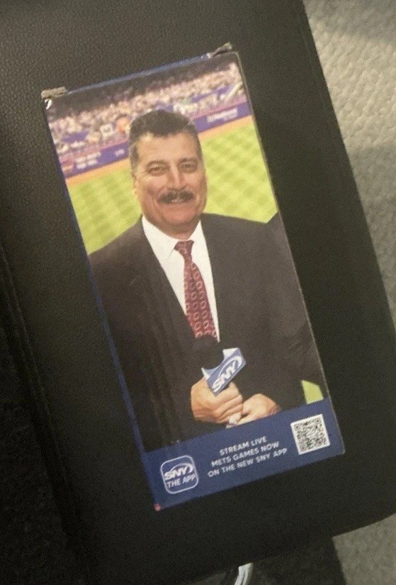 Keith Hernandez SNY Mets Bobblehead SGA 7/9/2022 1 of 3 Announcer GKR/New