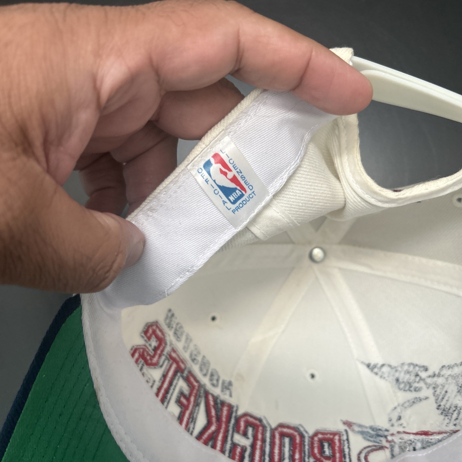 Vintage 90s Houston Rockets Sports Specialties Shadow NBA Snapback Hat Cap