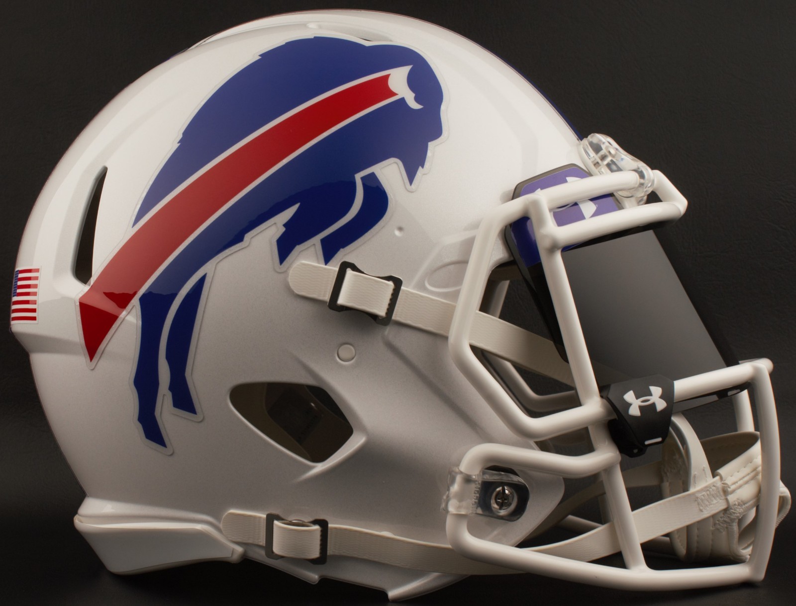 BUFFALO BILLS NFL Football Helmet with BLACK-TINT Visor / Eye Shield