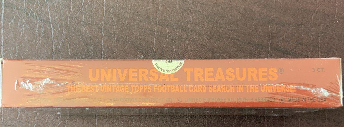 UNIVERSAL TREASURES Football 1980-89 TOPPS Box – Find MONTANA RICE RC STAUBACH