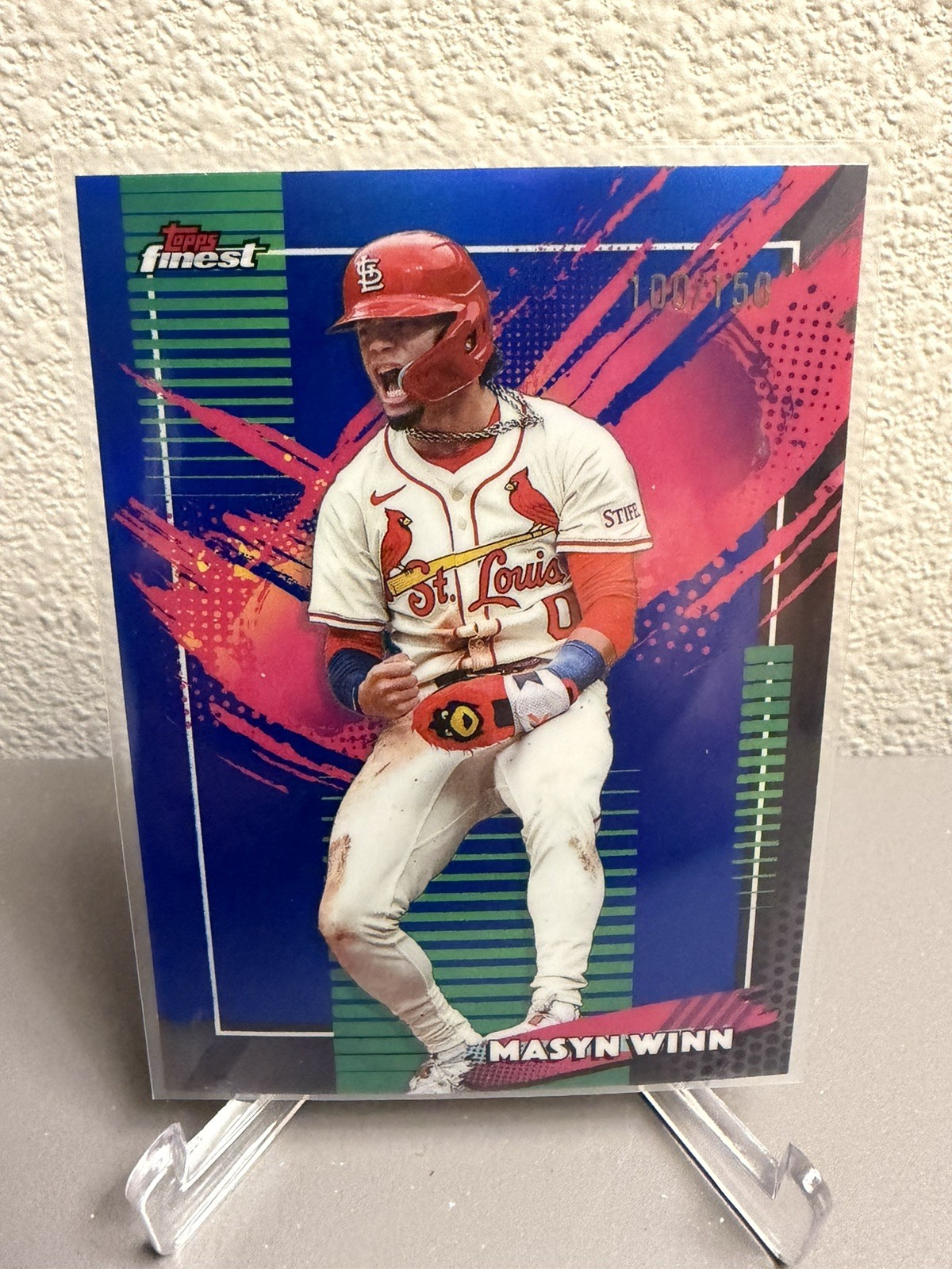 20256Topps Finest Blue Refractor Masyn Winn St. Louis Cardinals /150