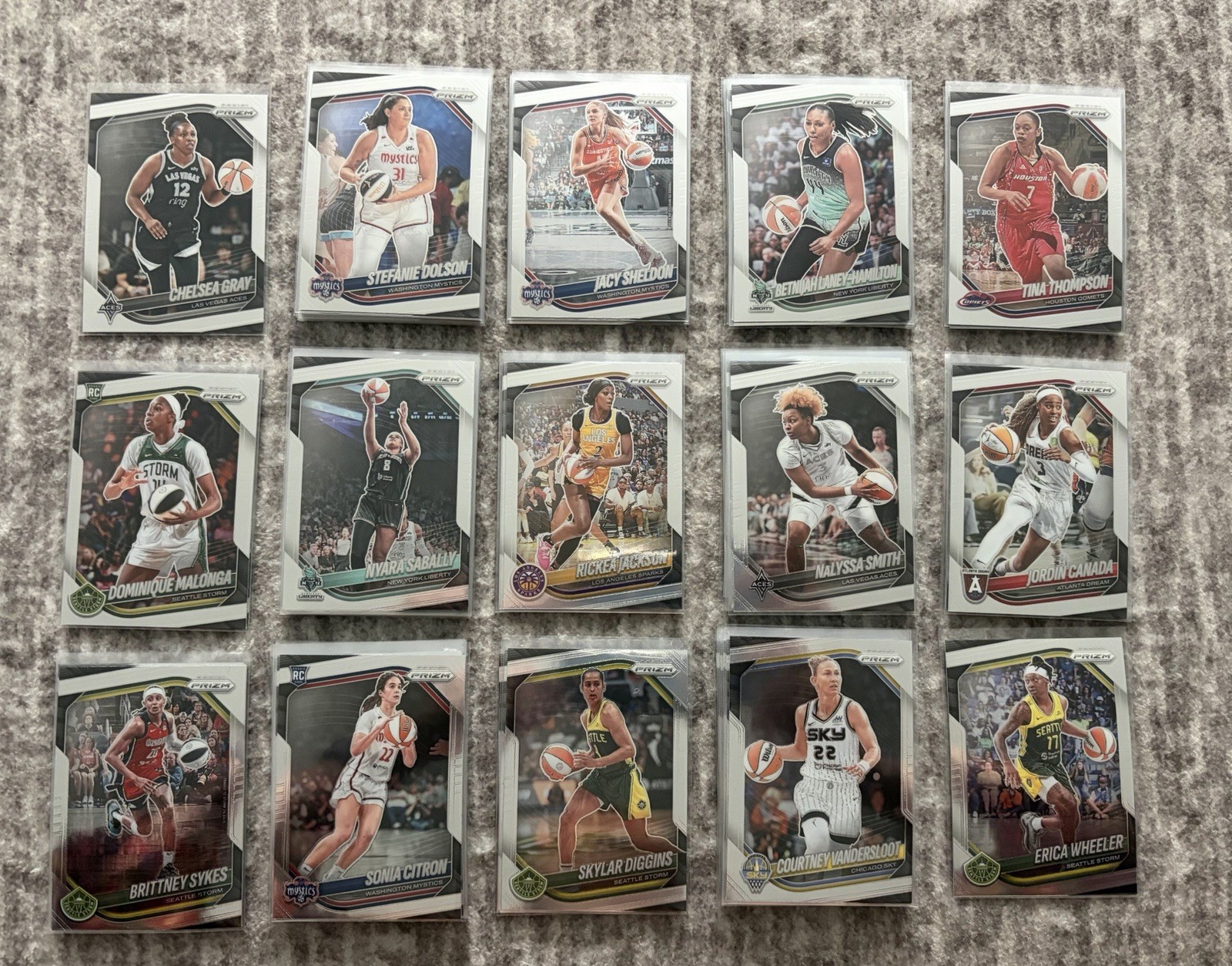 2025 WNBA Panini Prizm – Complete Your Set – Base Singles