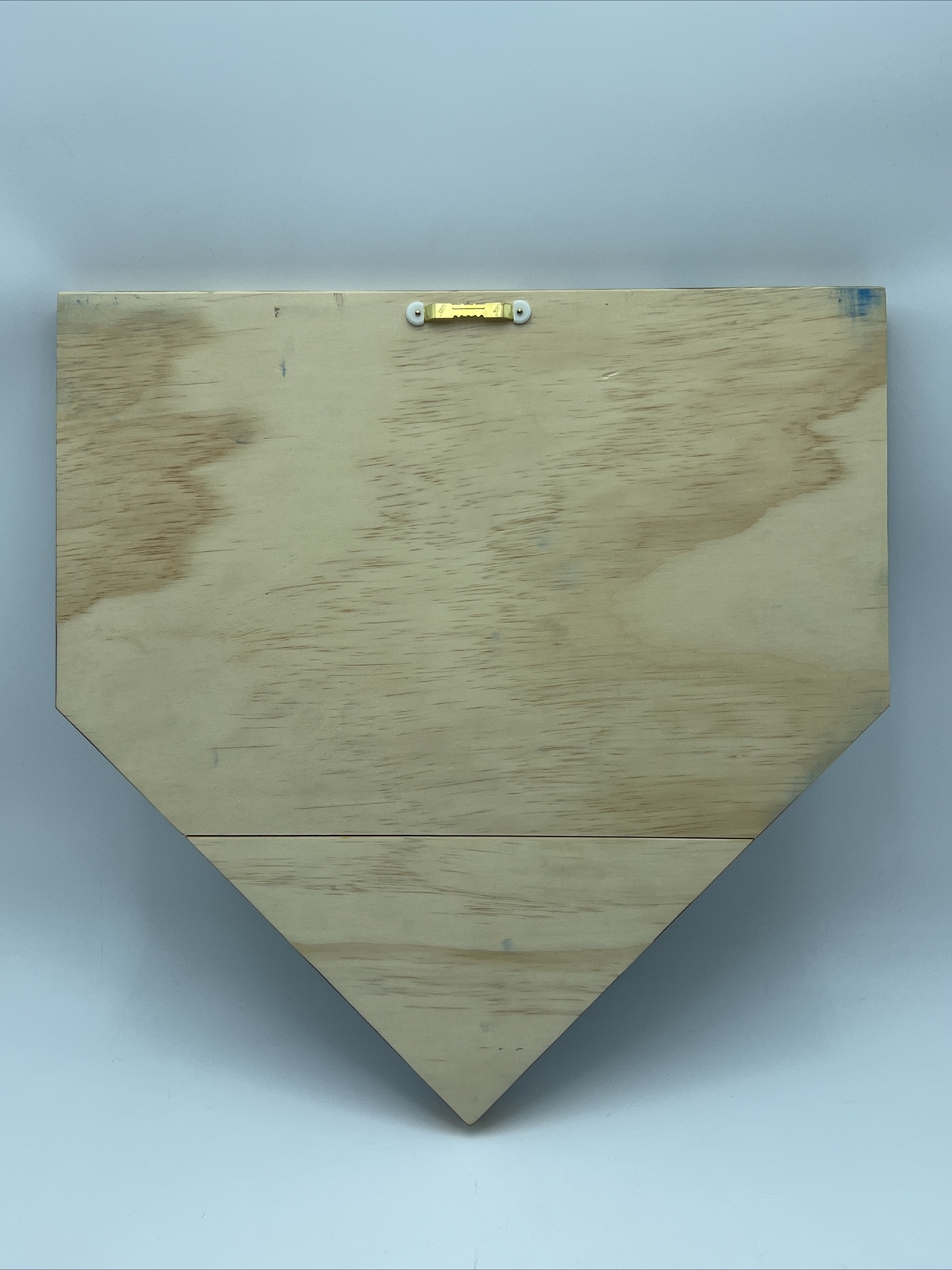 LOS ANGELES DODGERS “FLAG THEMED” HOME PLATE SIGN 1″ PINE WOOD, STAIN, & EPOXY