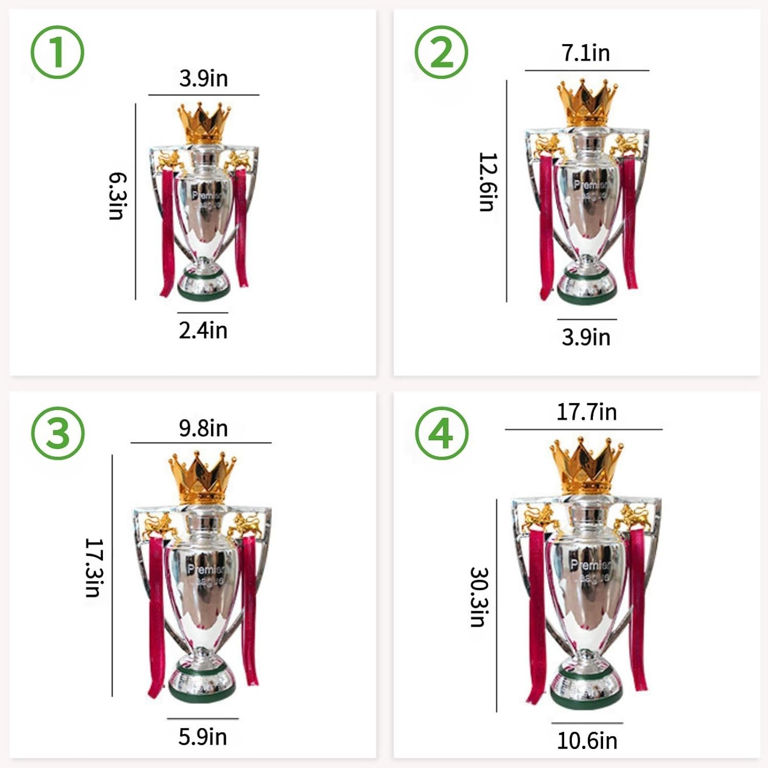 2026 Arsenal League Champions Trophy Player Size Replica Football Collectibles