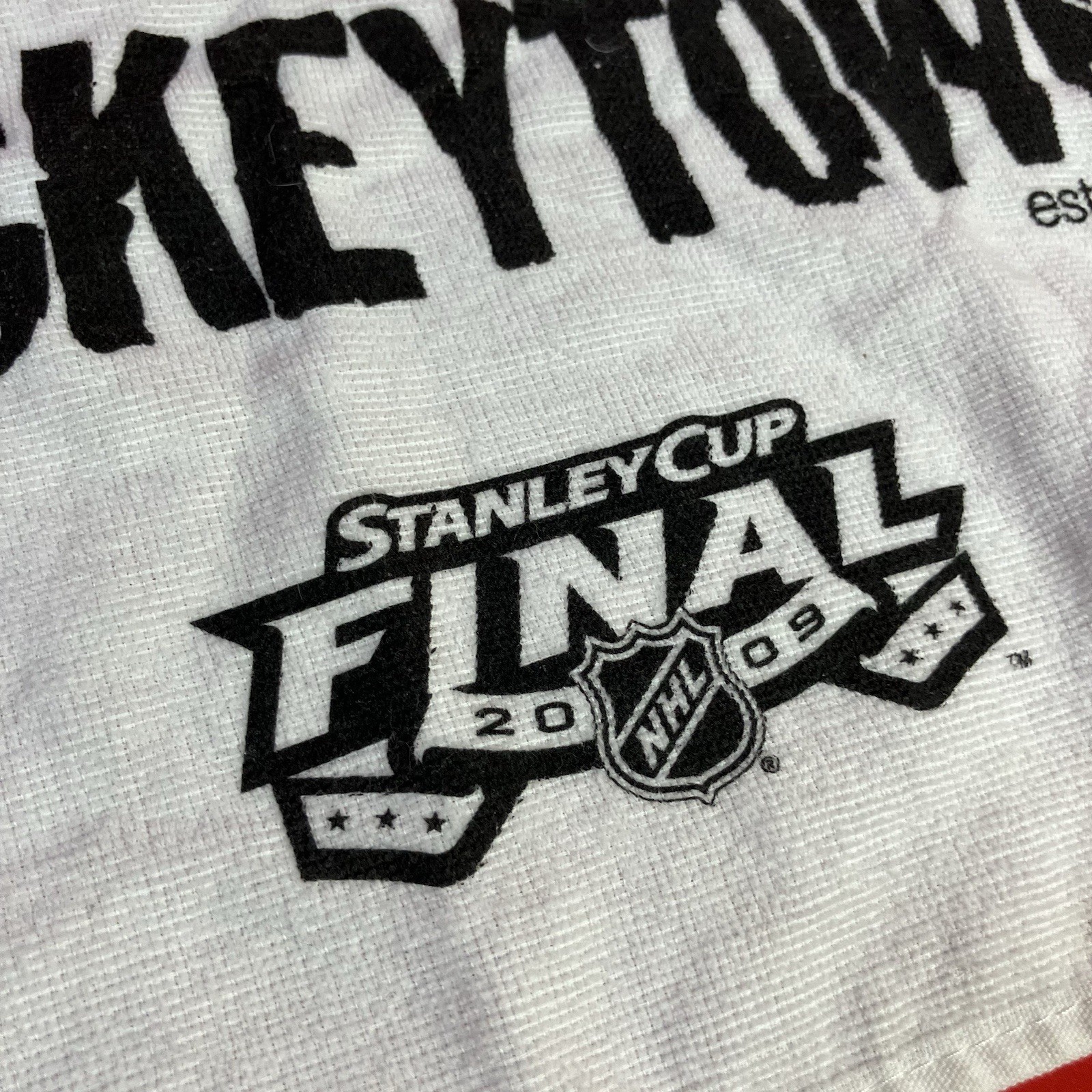 Detroit Red Wings Rally Towel / Stanley Cup Finals 2009 / White