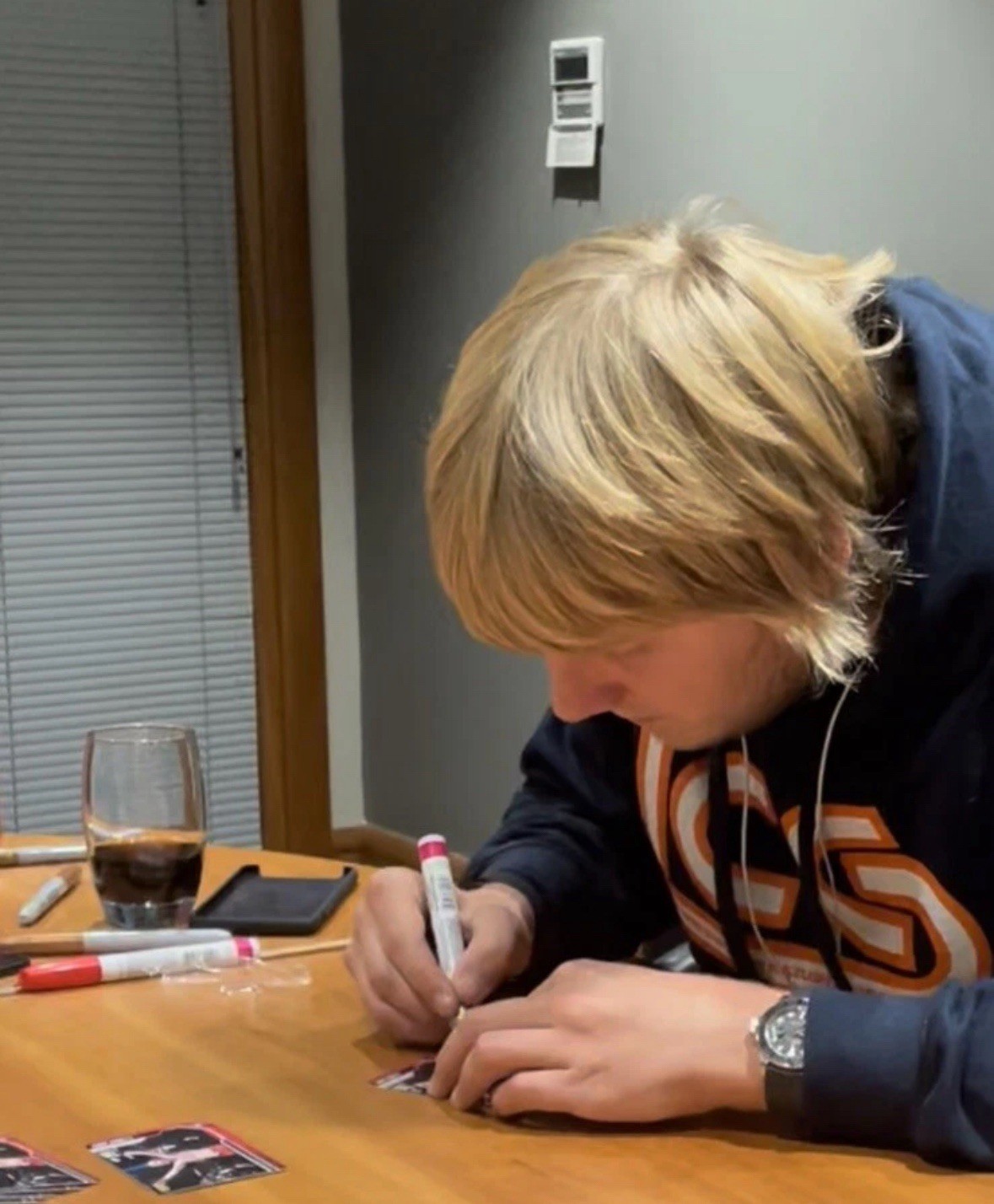 2021 Panini Instant #34 Paddy Pimblett Rookie Auto – On Card Autograph – Red Ink