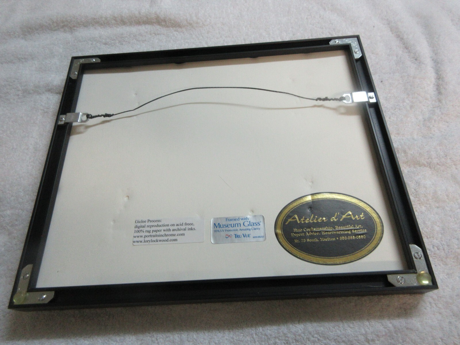 Corvette Racing Art Wheels and Logos Lochwood Signed 3/200 Framed Ready to Hang