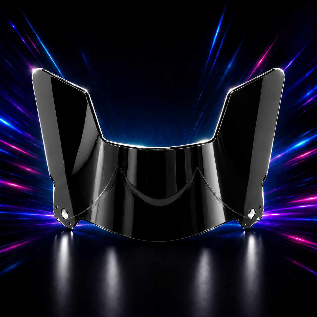 Mini Size Football Helmet Visor (HARD STYLE). Your Choice Clip Color