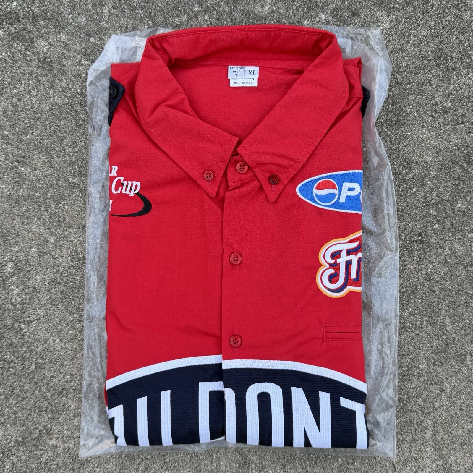 Vintage Jeff Gordon #24 DuPont Racing Winston Cup Official Pit Crew Shirt XL USA