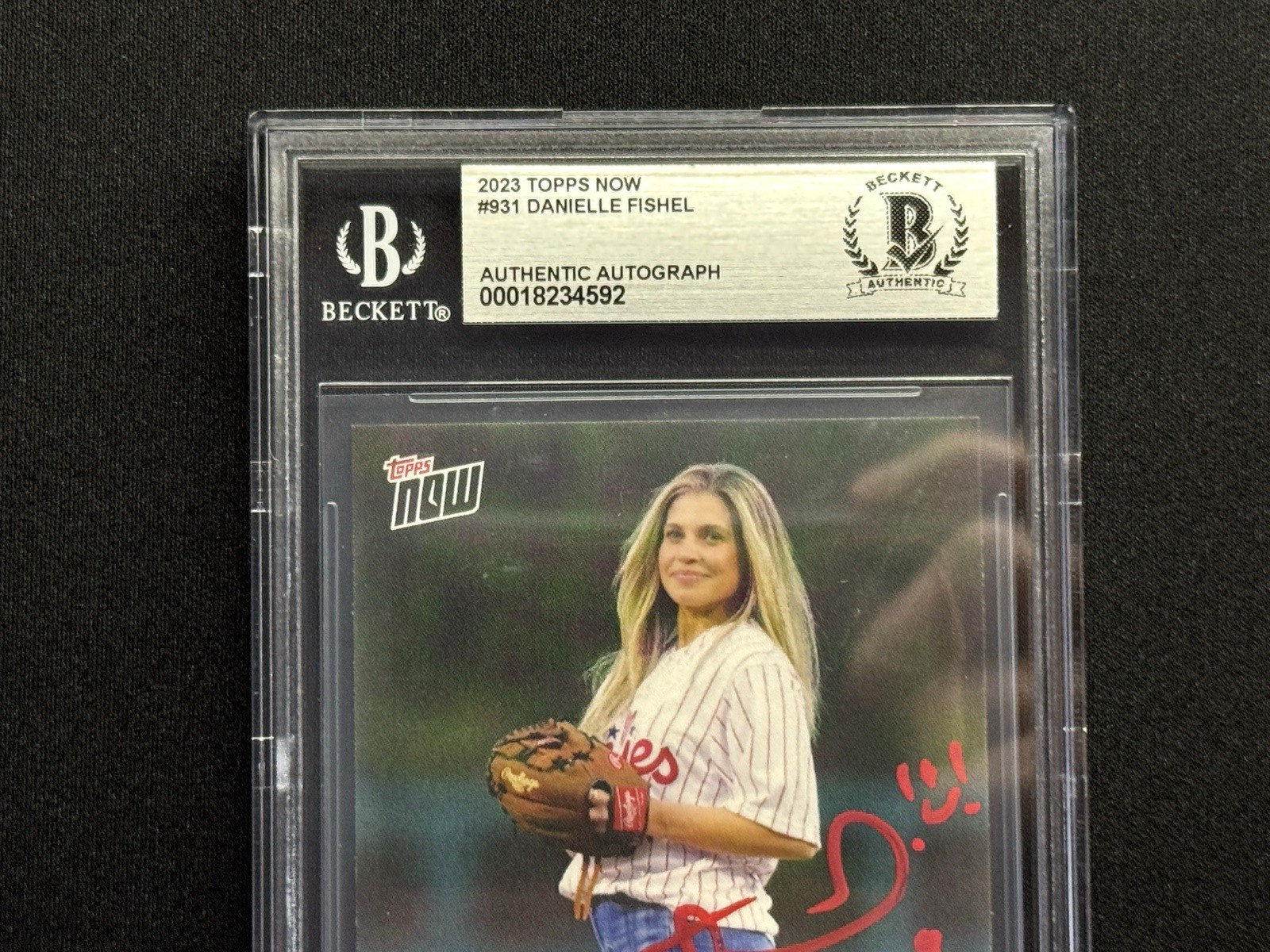 Danielle Fishel Signed Auto BECKETT BAS 2023 Topps Now #931 Boy Meets World