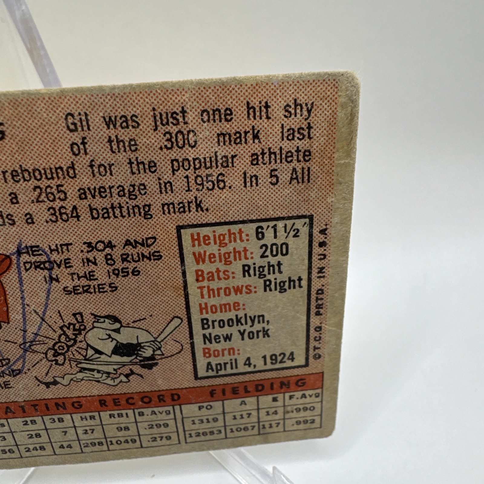 1958 Topps – Gil Hodges #162