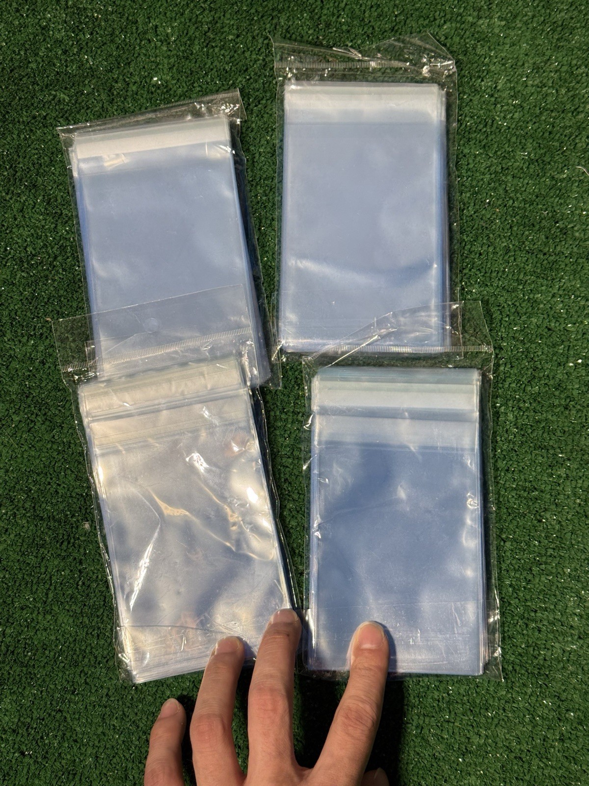 BCW Team Bags Resealable Sleeves 4 Packs of 100, 400 Total Team Bags New Sealed