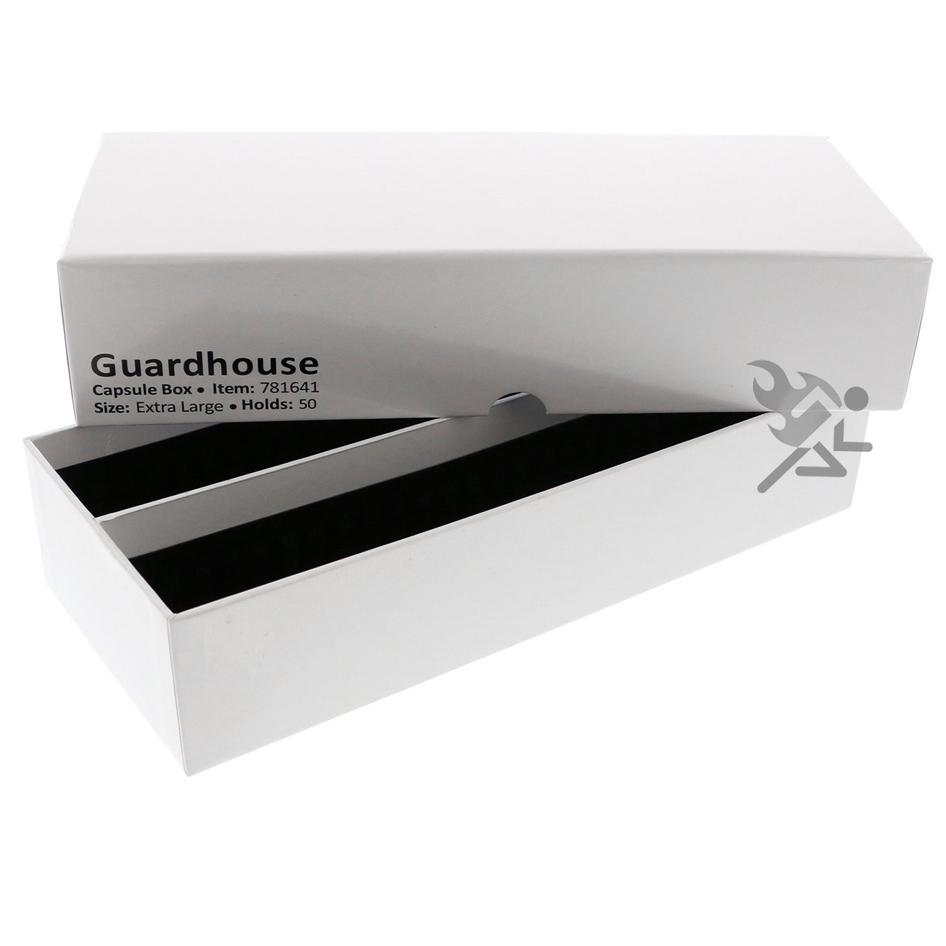 Guardhouse Double Row Coin Capsule X-large (10.75″L x 4.5″W x 2.375″H), White