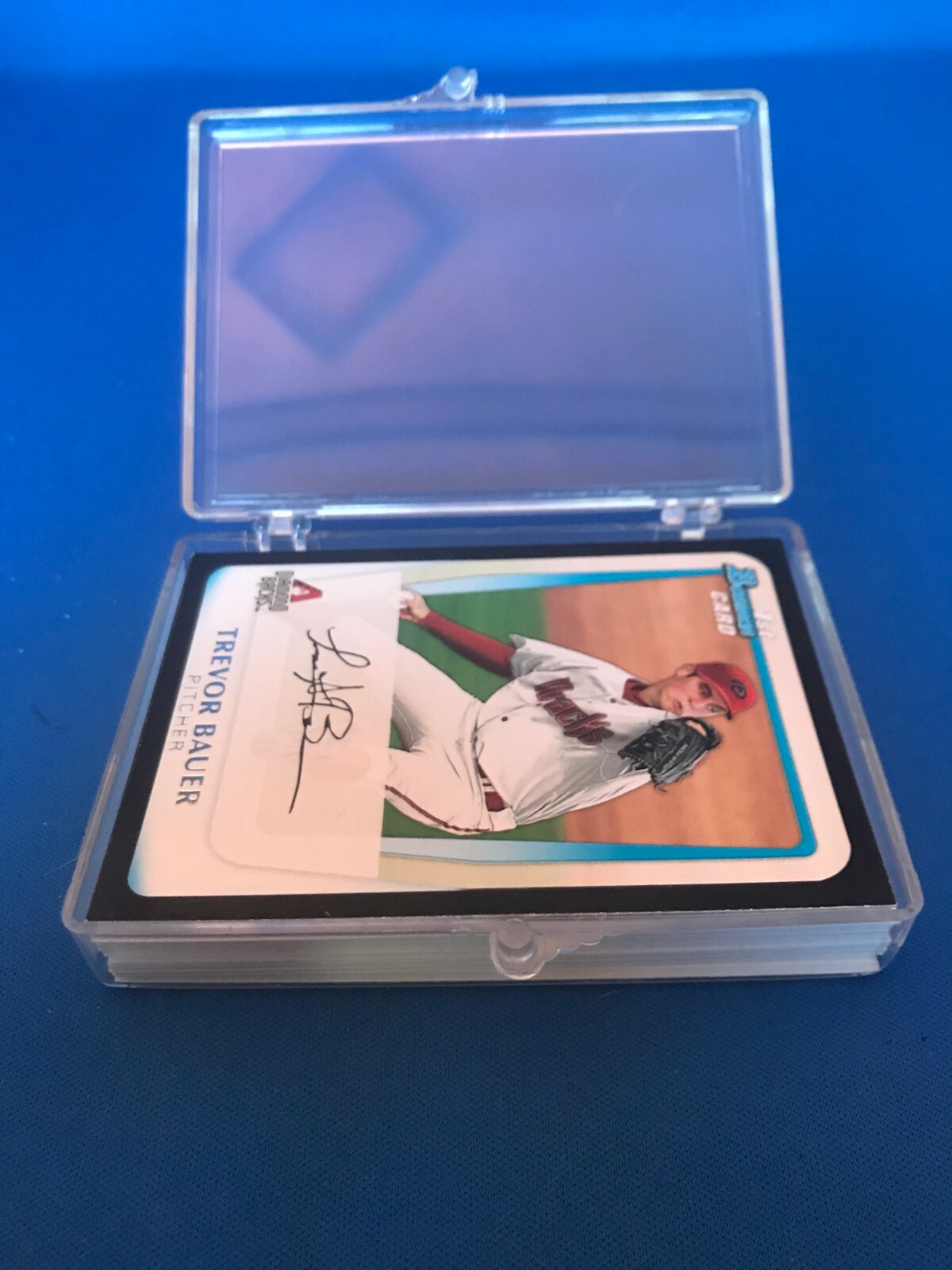 (4) BCW Hinged Trading Card Cases Holds Up To 35 Standard Cards New