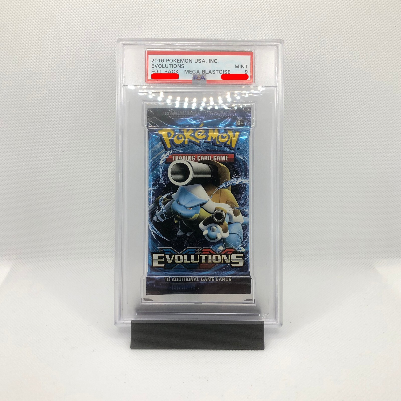 PSA Sealed Booster Pack Graded Card Display Stand – Black