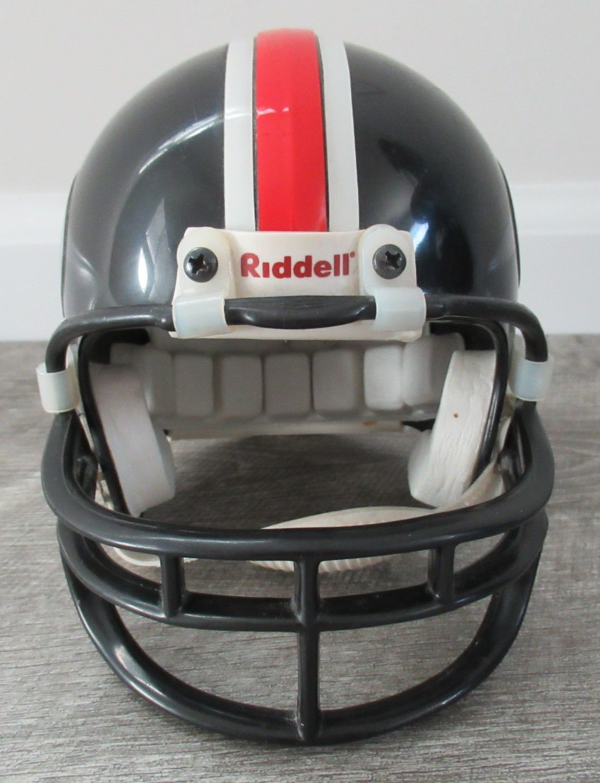 Indiana Hoosiers Vtg Riddell Mini Football Helmet NCAA QB Facemask 3 5/8 Black