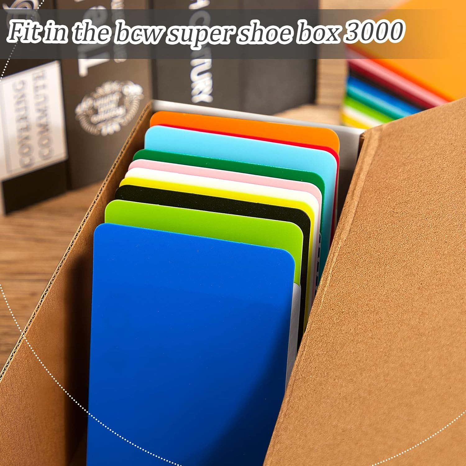 150 Pcs Tall Trading Card Dividers for Games Sports Baseball Cards, 2.7X4.2 Inch