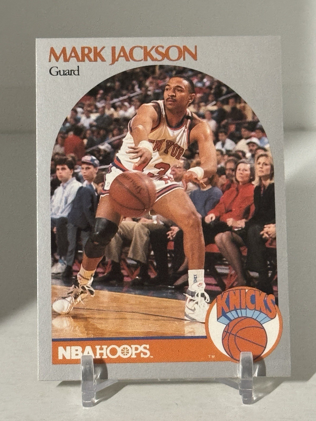 Mark Jackson 1990-91 NBA Hoops Menendez Brothers Courtside #205 SHIPS SAME DAY