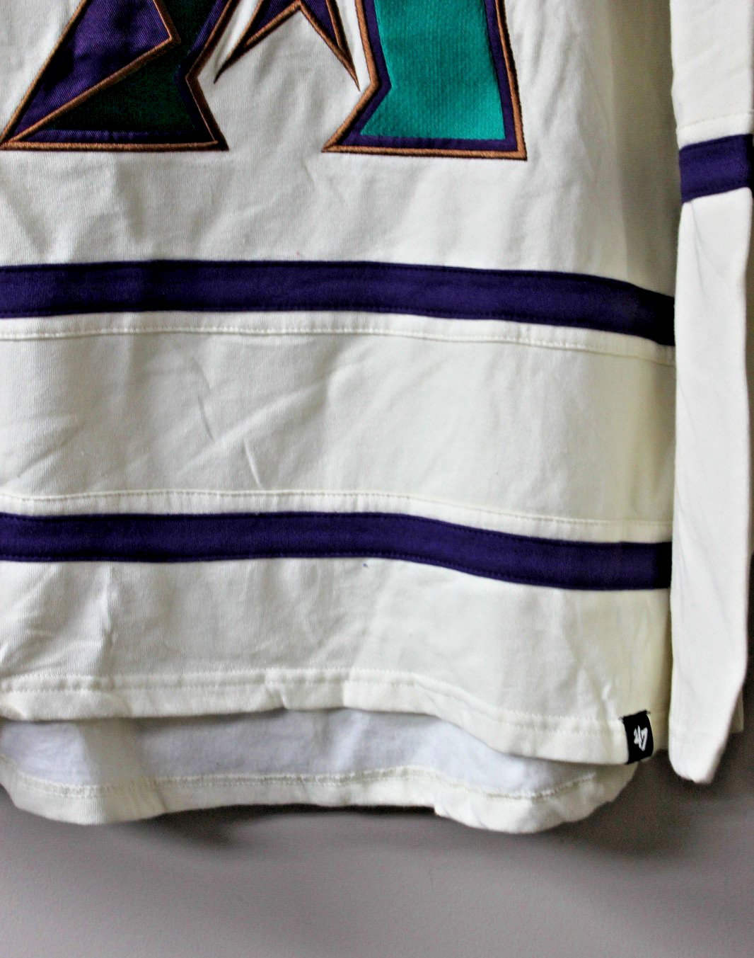 New MLB Arizona Diamondbacks Lacer jersey style mid weight cotton hoodie men XL