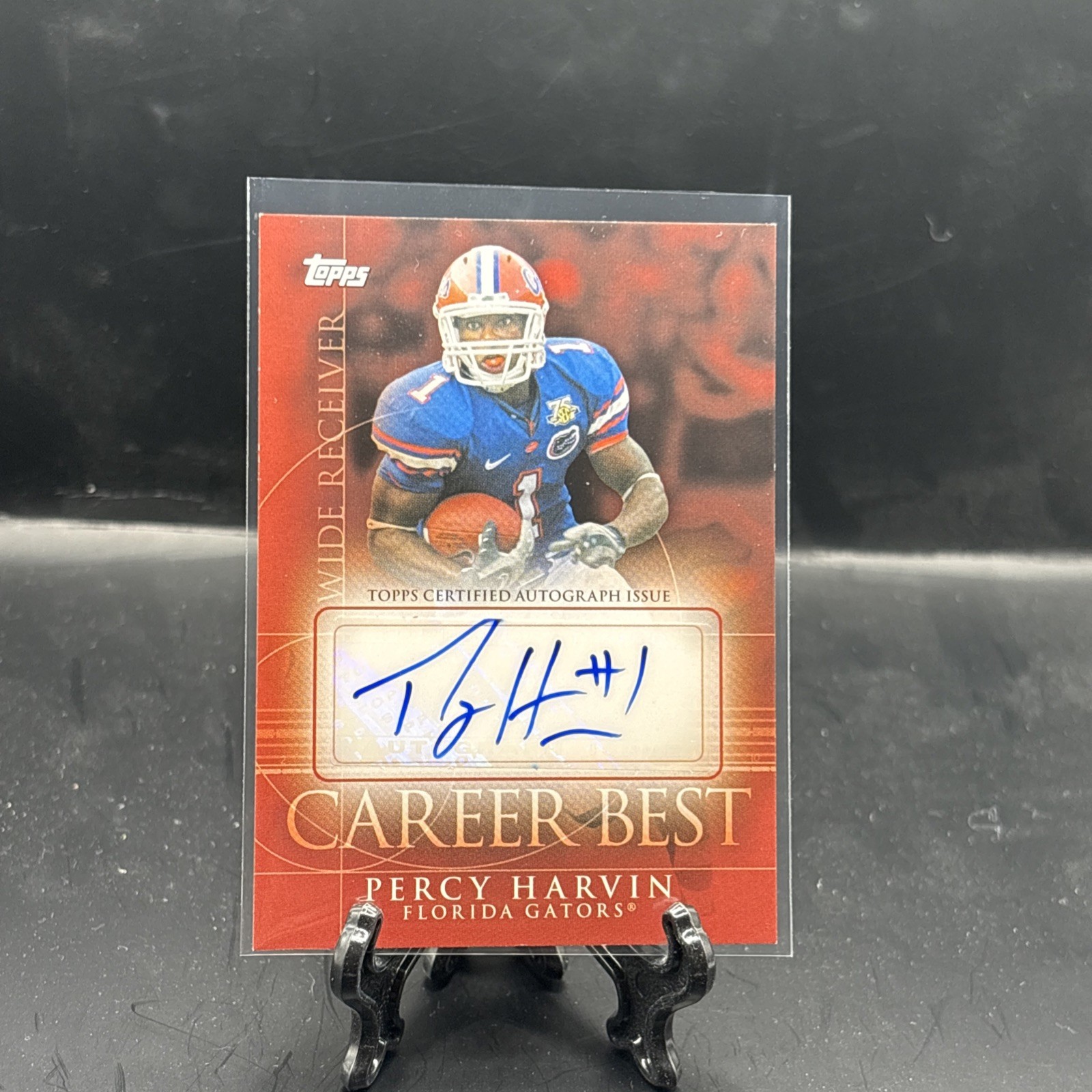 2009 Topps Percy Harvin Rookie Career Best Auto Autograph
