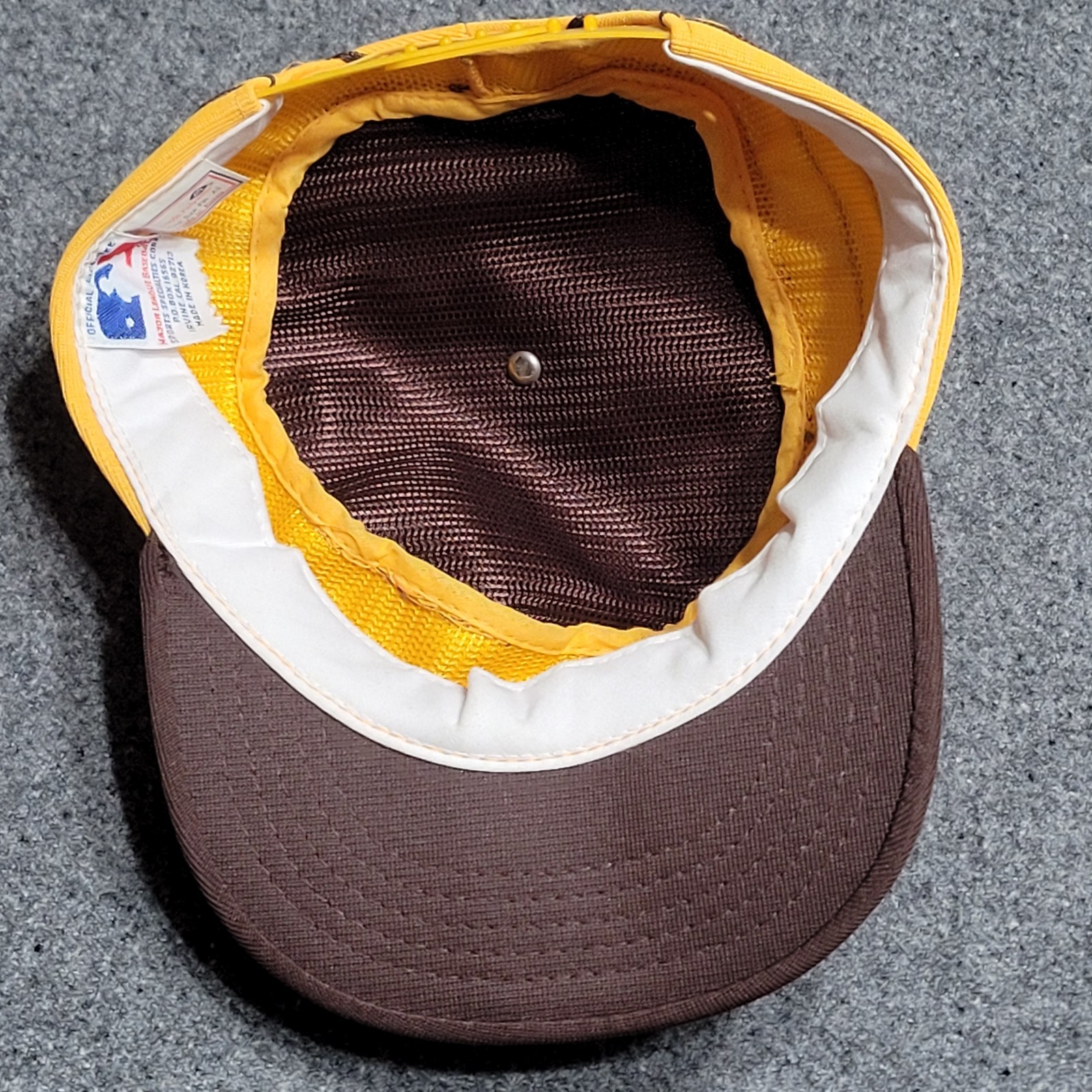 Vintage San Diego Padres Hat Painters Cap Pillbox 1982 Ray Kroc 80th Birthday