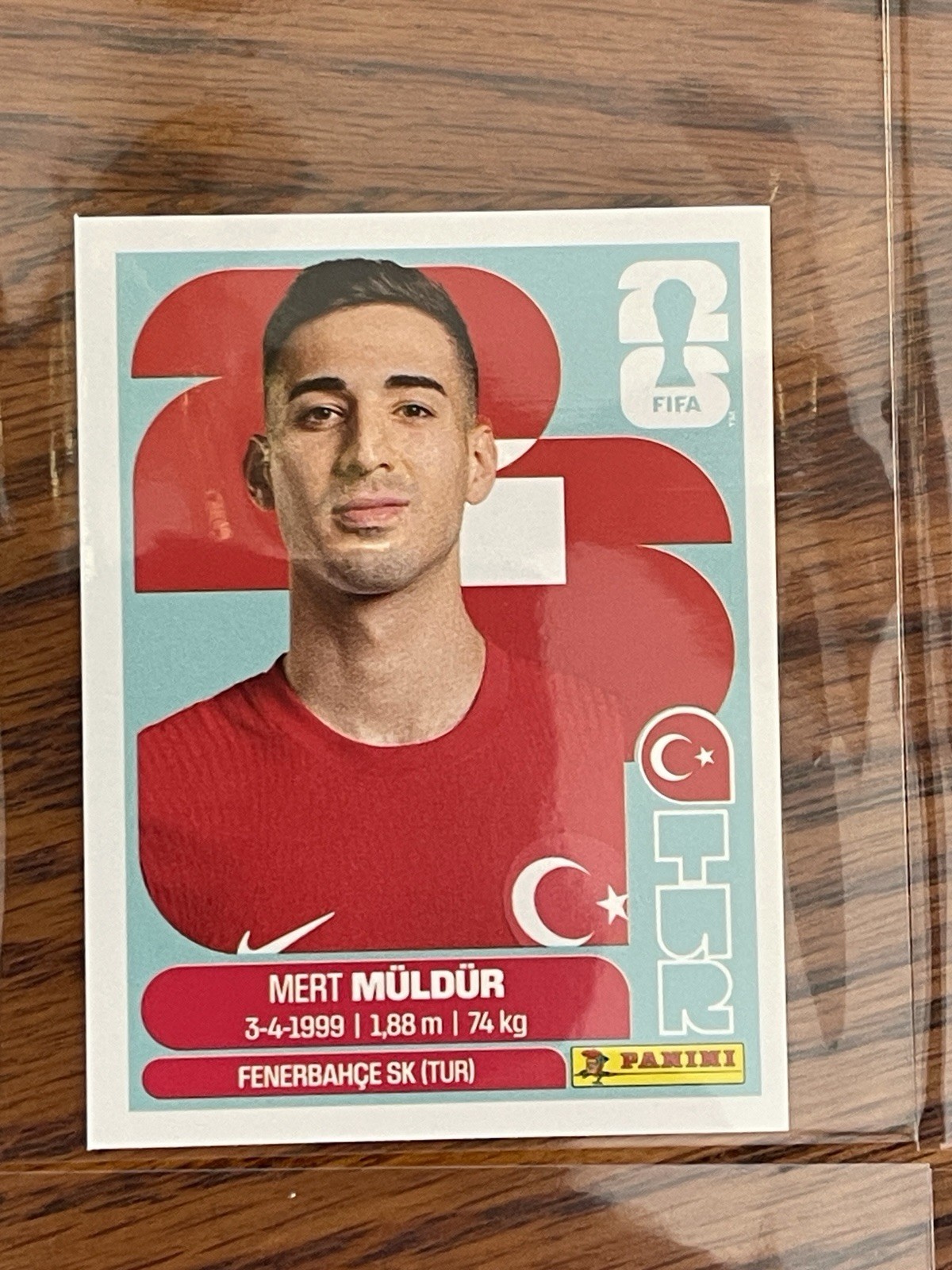 Türkiye 1-20 Complete Panini World Cup 2026 + 6 Blue Parallels Güler Yıldız