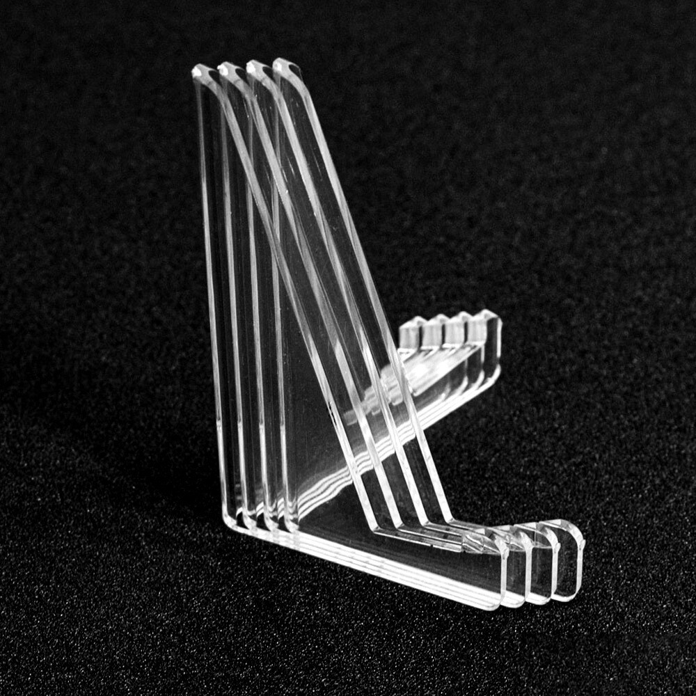 10-50PCS Clear Acrylic Trading Card Stands for Coins Sports Cards Display Holder