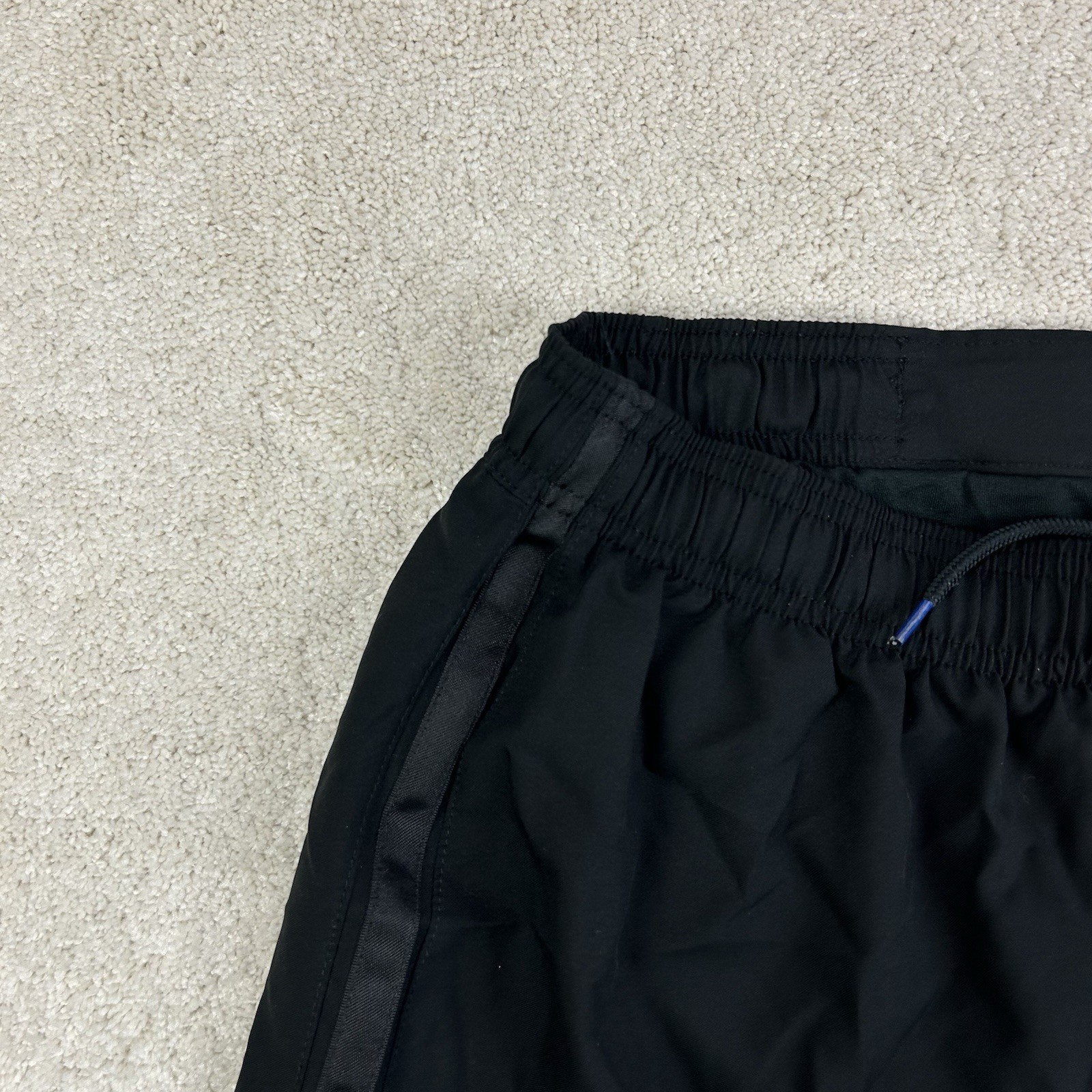 Official 2009-10 Nike Inter Milan Italy Black Lined Football 354272-010 Shorts S