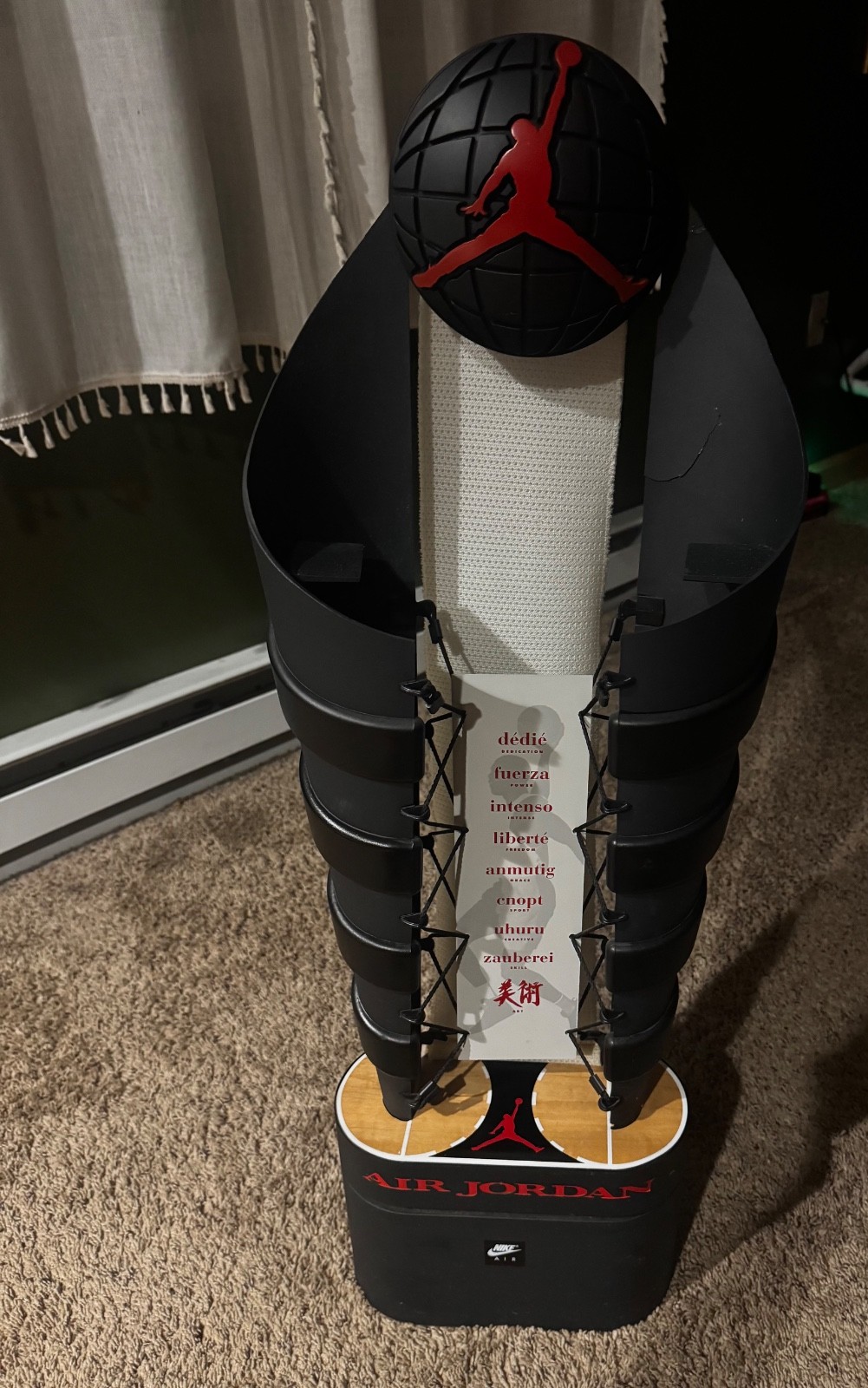 MICHAEL AIR JORDAN NIKE SHOE DISPLAY STAND ONLY(no shoes) *EXTREMELY RARE* 23