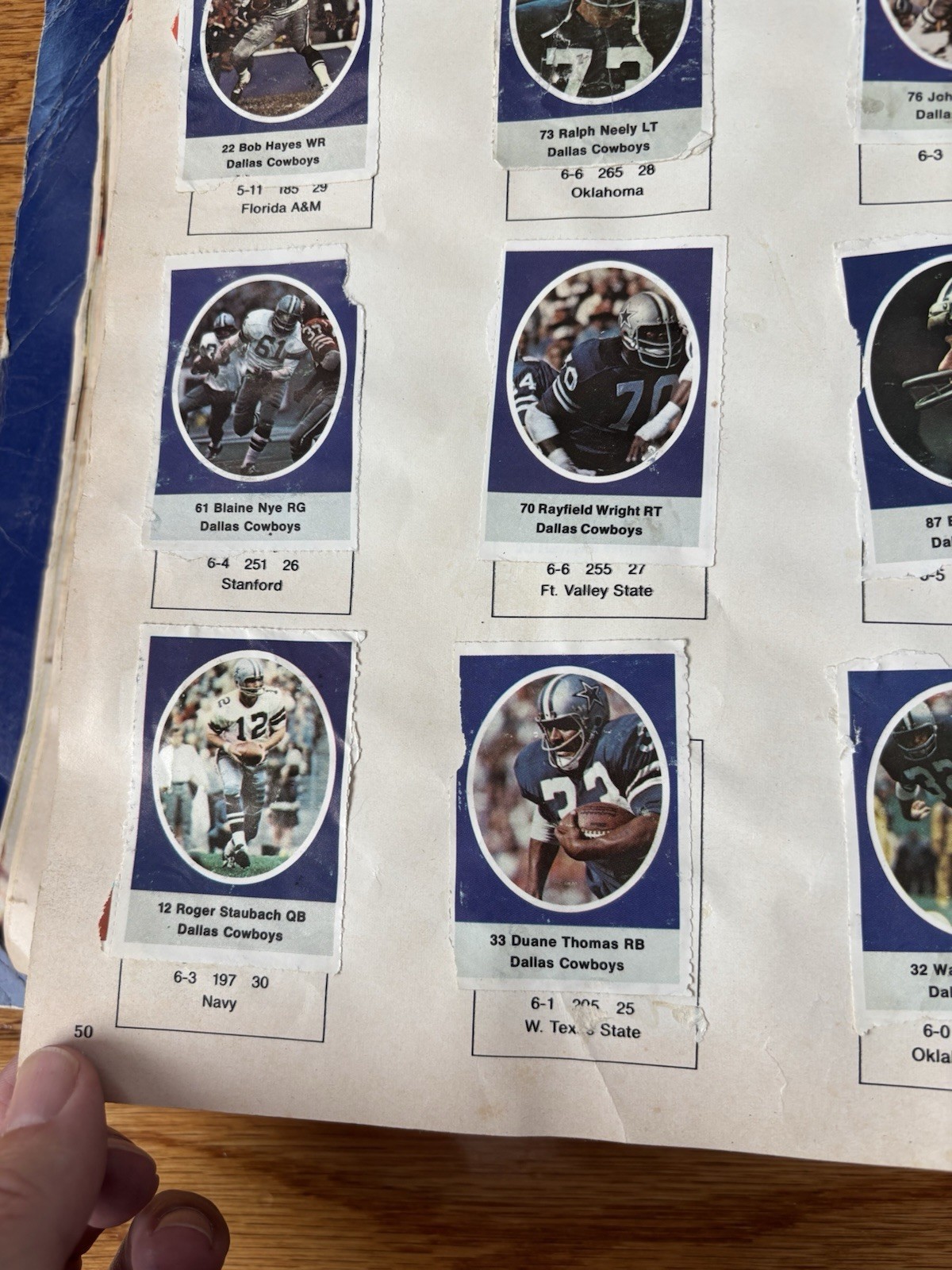 Vintage NFL Action 1972 Sunoco Sticker Album with Stickers – 90% Complete 💥
