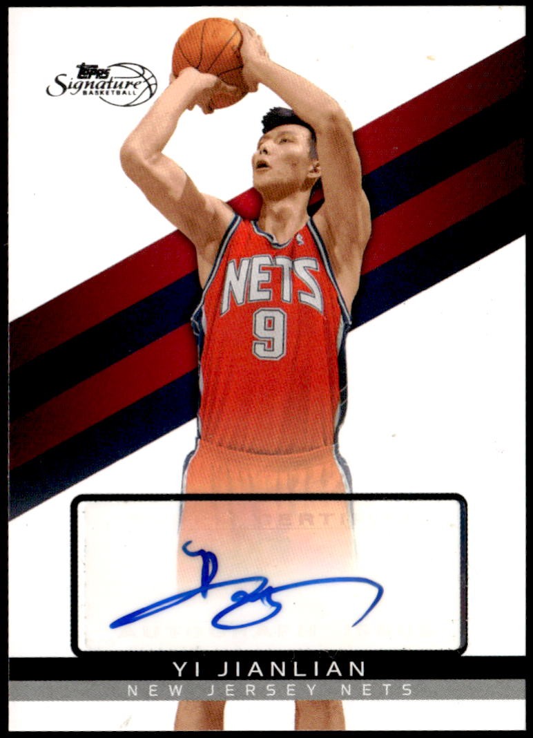 2008-09 Topps Signature #TSA-YJ Yi Jianlian Autographs #/6225 E1
