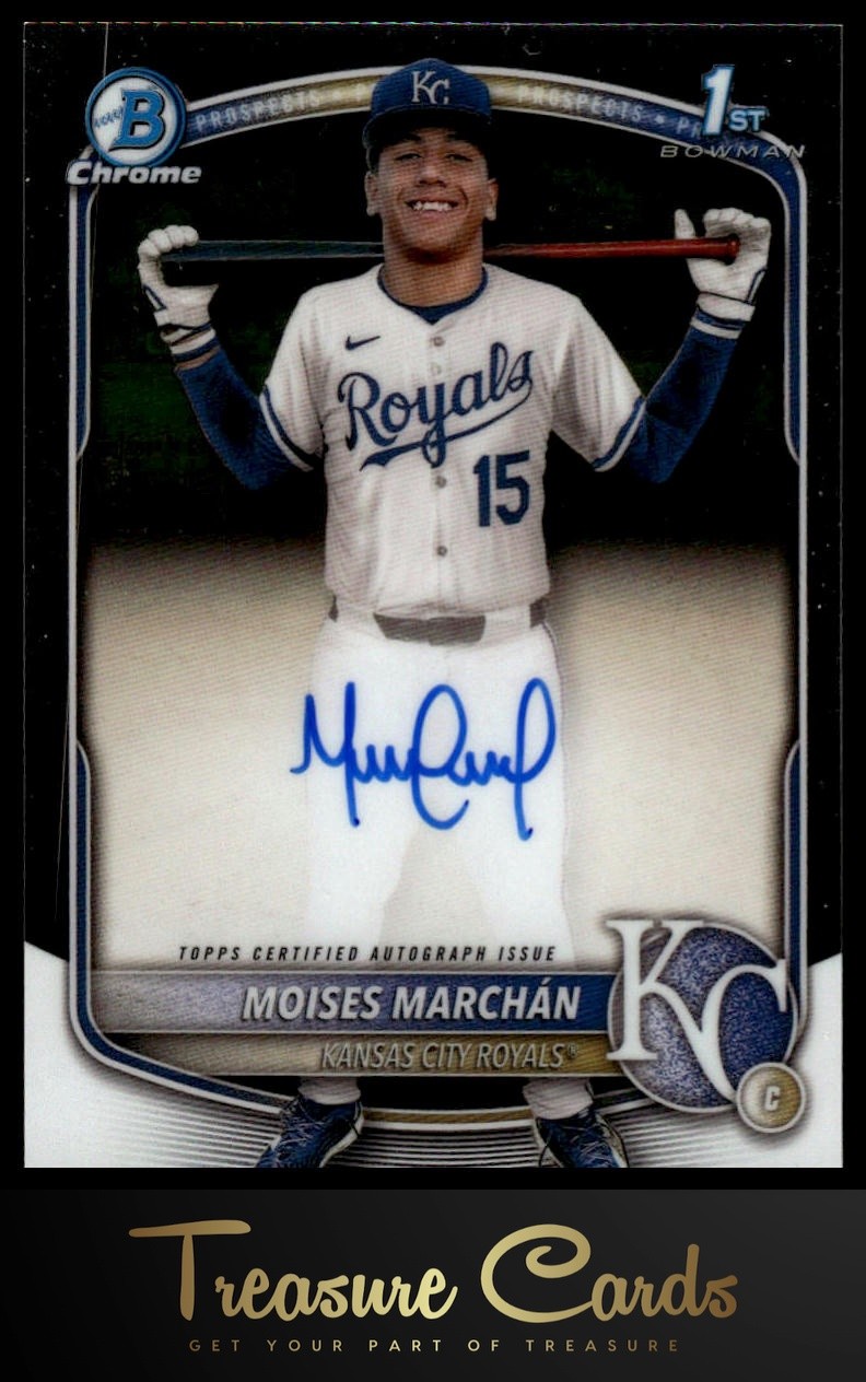 2025 Bowman Chrome #CPA-MM Moises Marchán Prospect Autographs