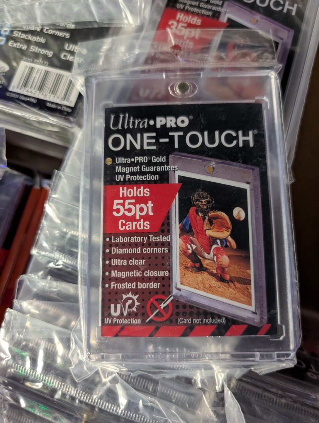 Ultra PRO One-Touch Magnetic 55pt Trading Card Holder 81909-UV