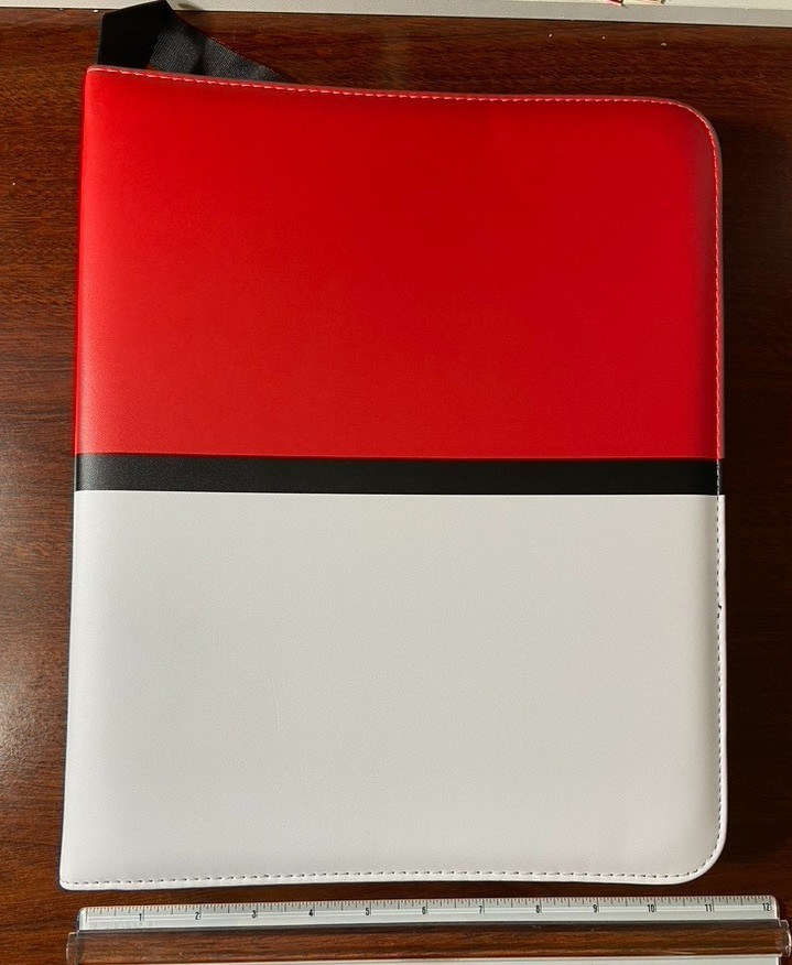 9 Pocket Trading Card Zip Binder – Holds 900 Cards, 50 Pages Large-Capacity
