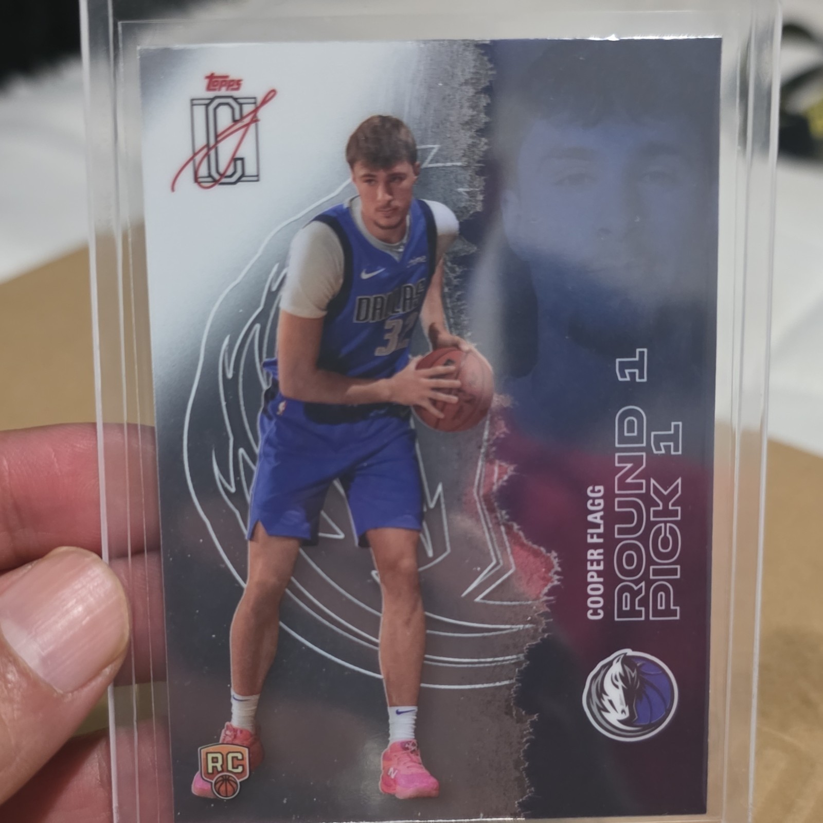 2025-26 Topps Signature Class Cooper Flagg Rookie Card RC #101 Dallas Mavericks