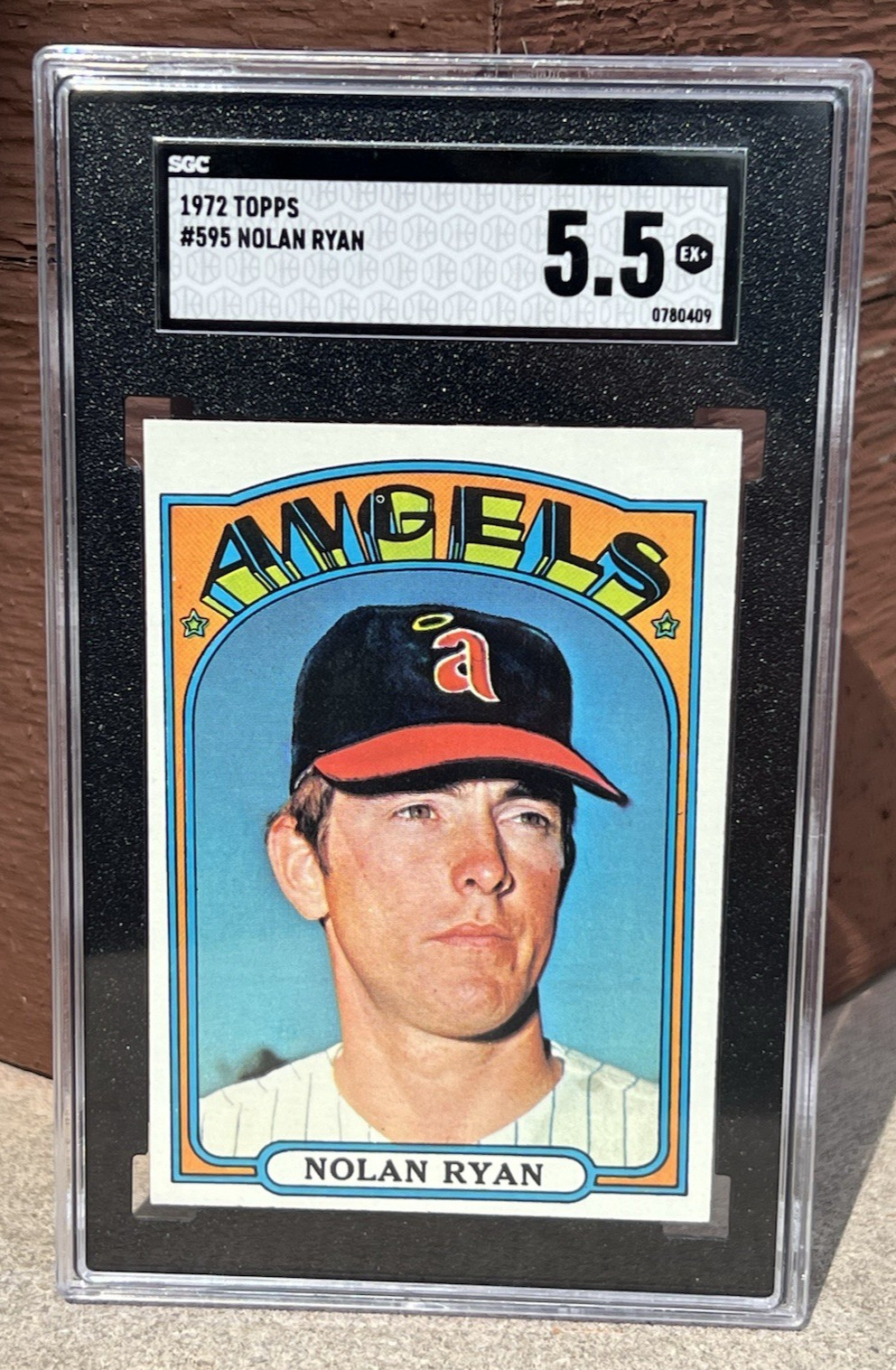 1972 Topps #595 Nolan Ryan SGC 5.5 – California Angels HOF!
