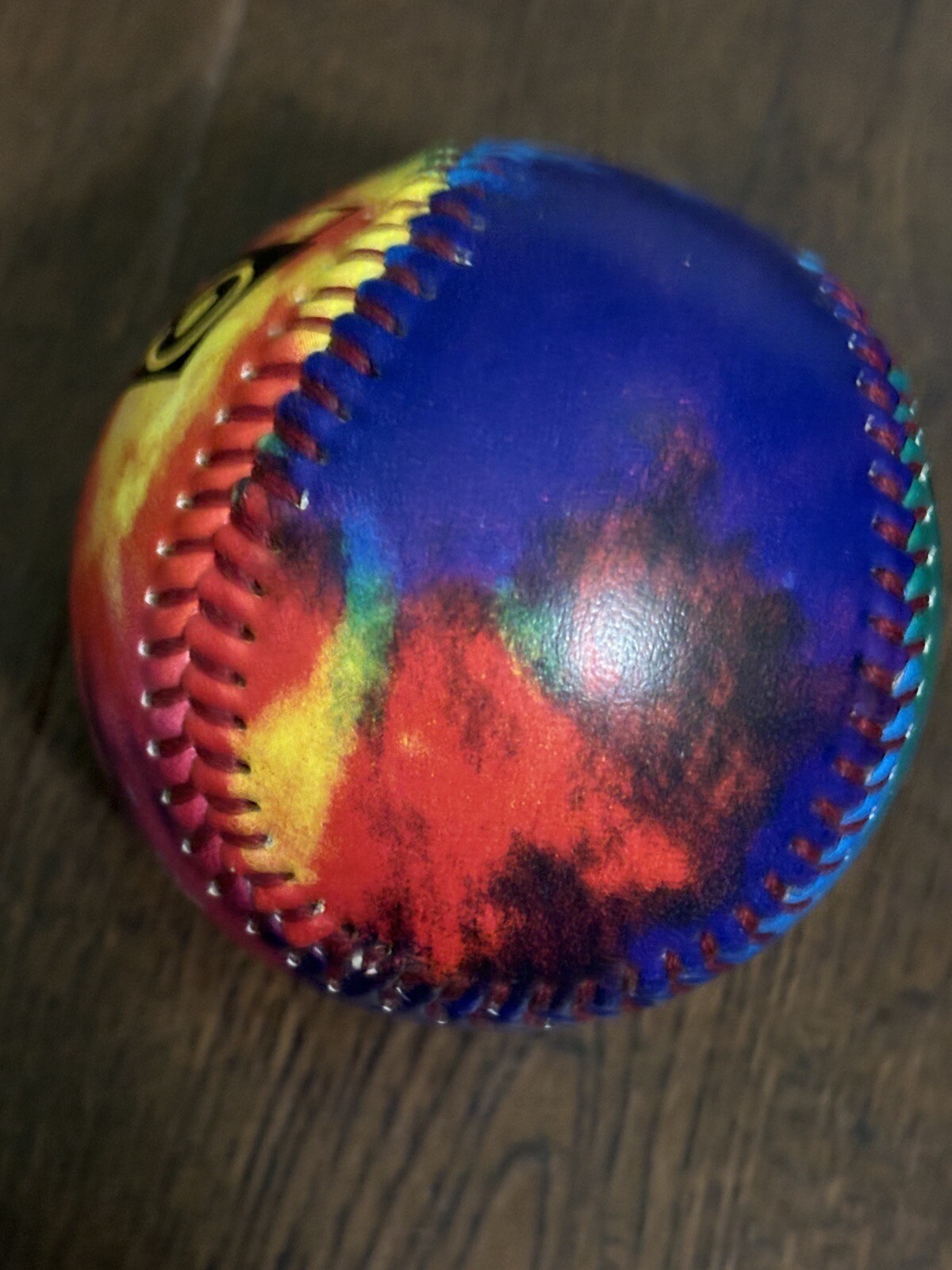 St Paul Saints Tie Dyed Baseball Sga Promo Ball Minor League
