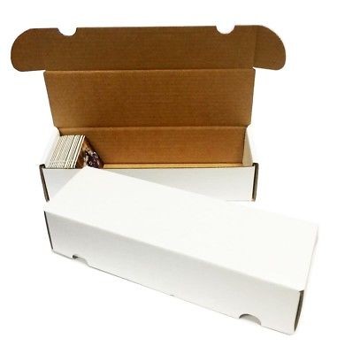 (100) 500 / 550 COUNT BASEBALL TRADING CARD MAX PRO CARDBOARD STORAGE BOXES
