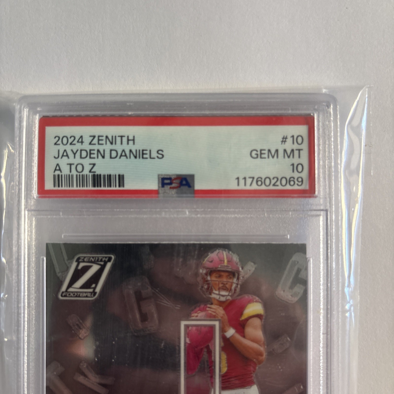 2024 Panini Zenith – A to Z Jayden Daniels #10 (RC)