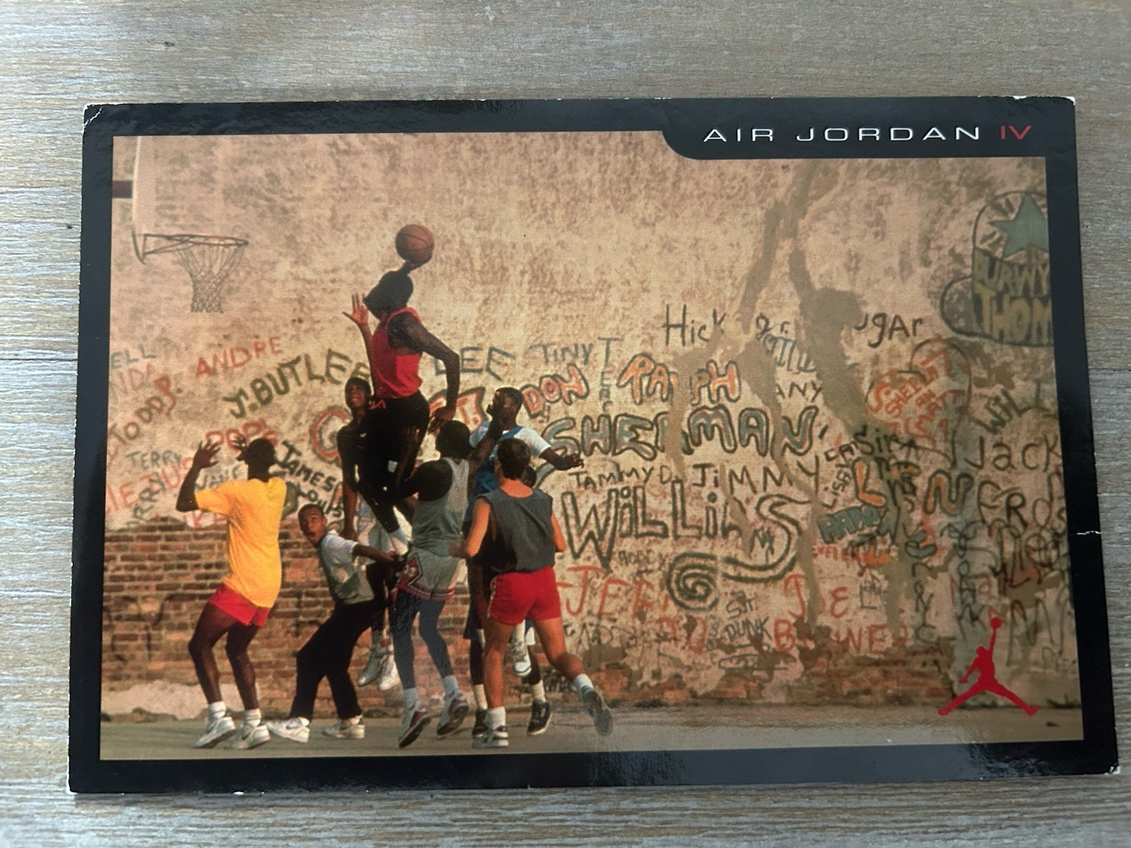 Nike Air Jordan IV 4 Retro Michael Jordan Playground Shoe Box Card Image