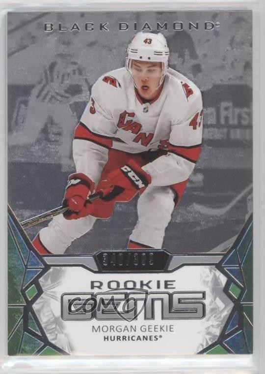 2020 Upper Deck Black Diamond Rookie Gems 340/399 Morgan Geekie #RG-MG RC 14sr
