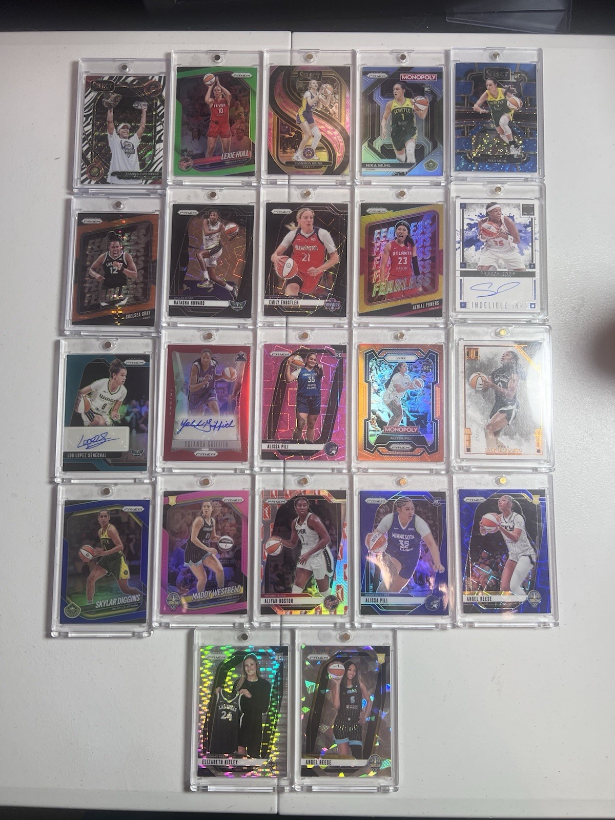WNBA Lot 217 Cards Lots of Stars Rookies and Inserts Various Players