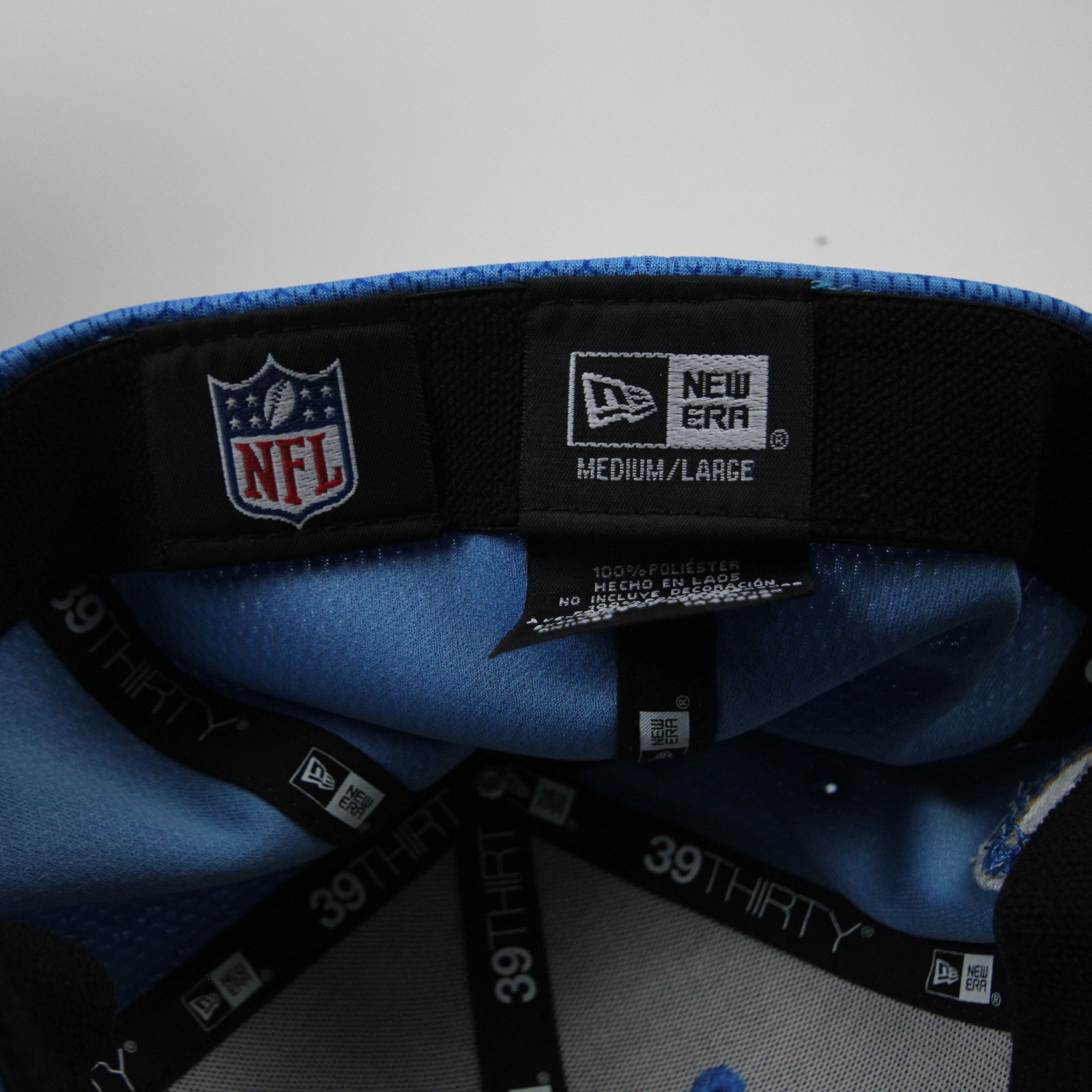 Los Angeles Chargers New Era 39thirty Fitted Hat Unisex Blue Used ML