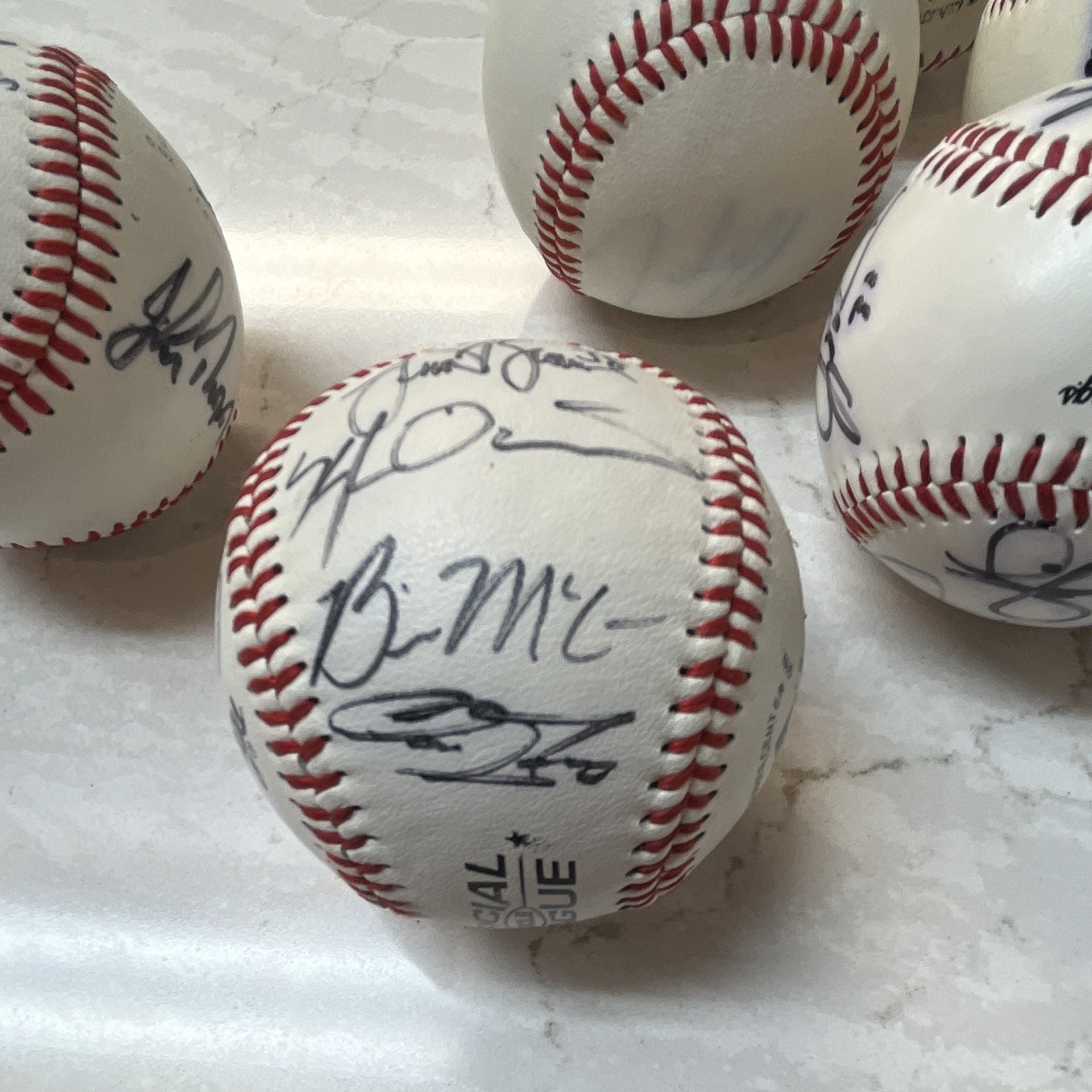 Lot of Official League Signed Baseballs – Multiple Autographs! Hank Aaron+