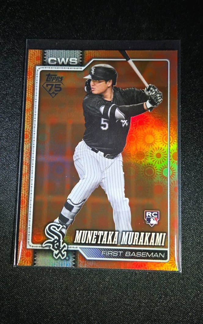 2026 Topps Series 2 Baseball Munetaka Murakami Holiday Sun Foil #503 ROOKIE CARD