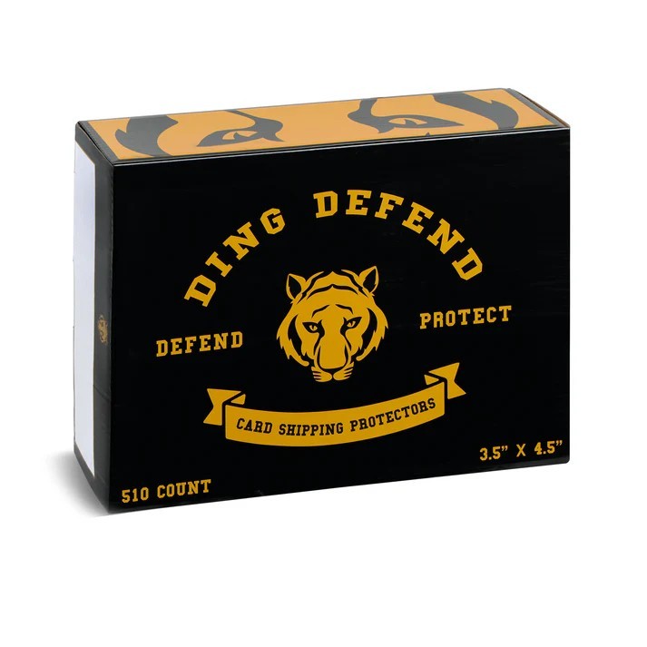 72 Pack Ding Defend 3.5″ x 4.5″ Card Shipping Protectors – Tiger Design