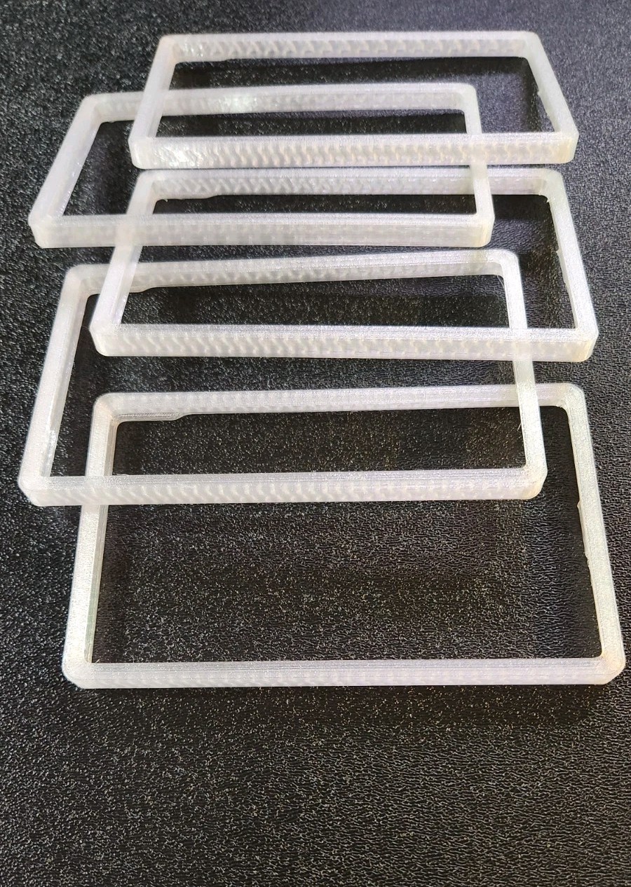 (5) PSA SLAB BUMPER CLEAR TPU (LOT OF 5)